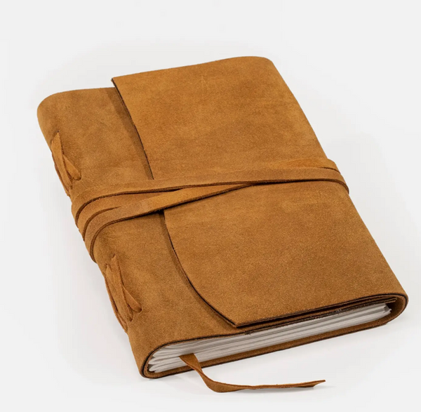New Lrg Suede Tie Journal