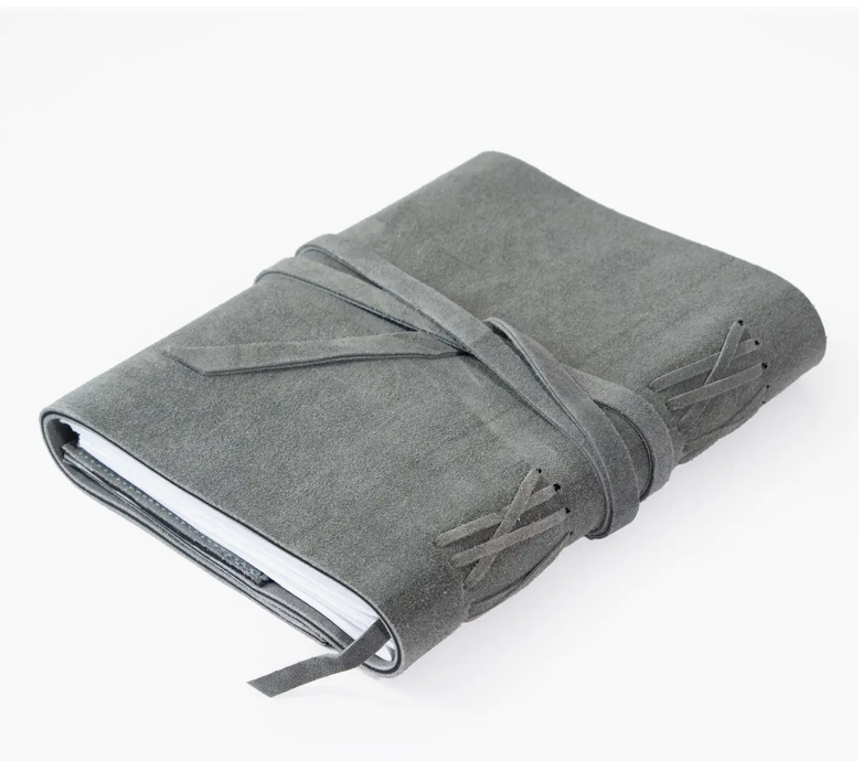 New Lrg Suede Tie Journal