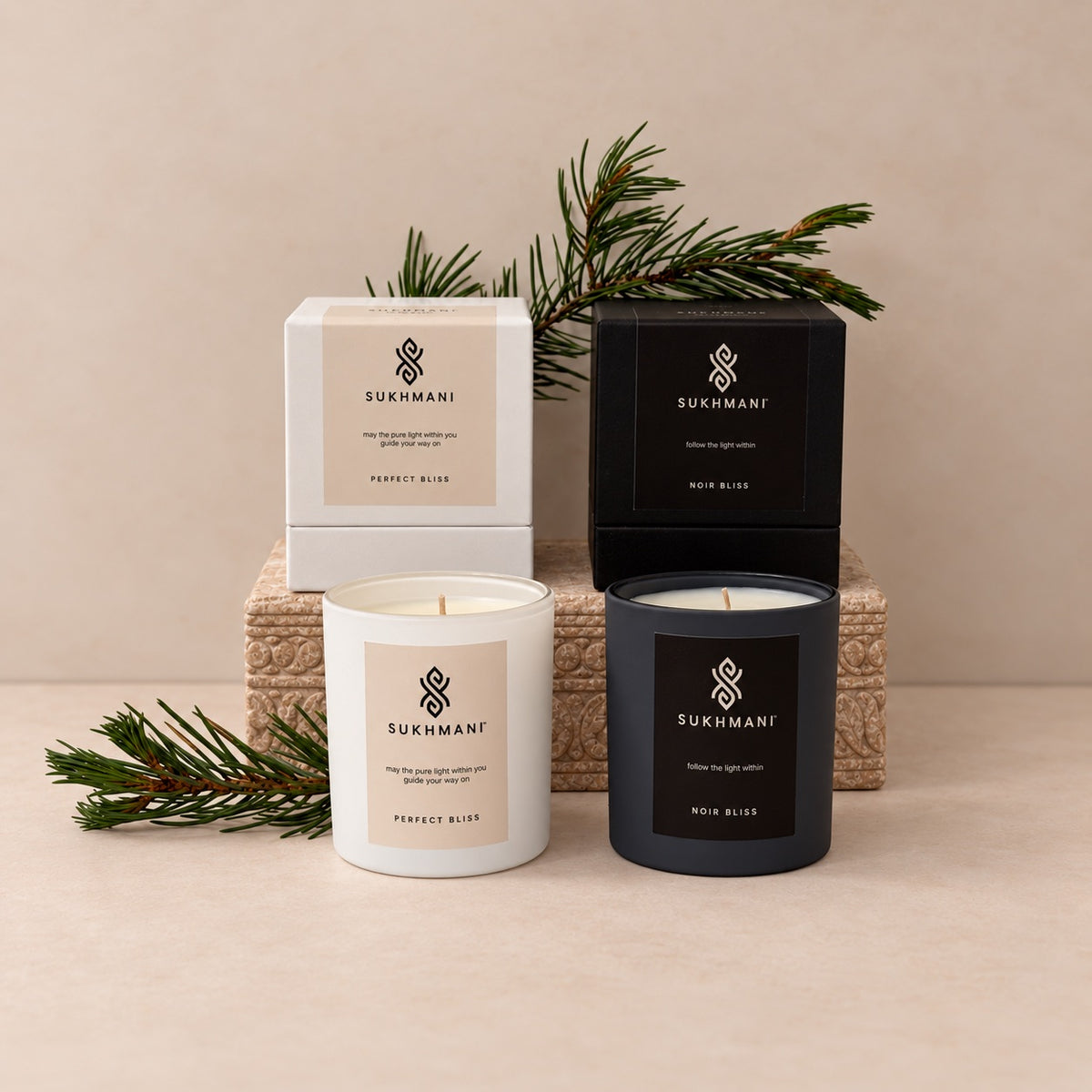 Perfect Bliss & Noir Bliss Candle Duo Gift Set